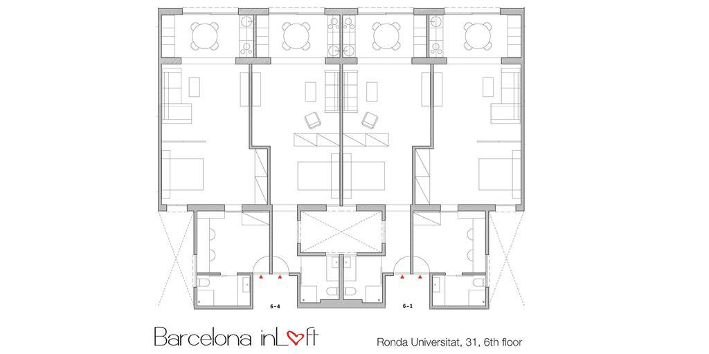 Barcelona Inloft Lejlighed Eksteriør billede